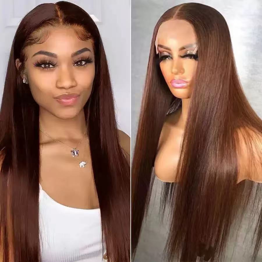Silky Middle Part Straight Wig