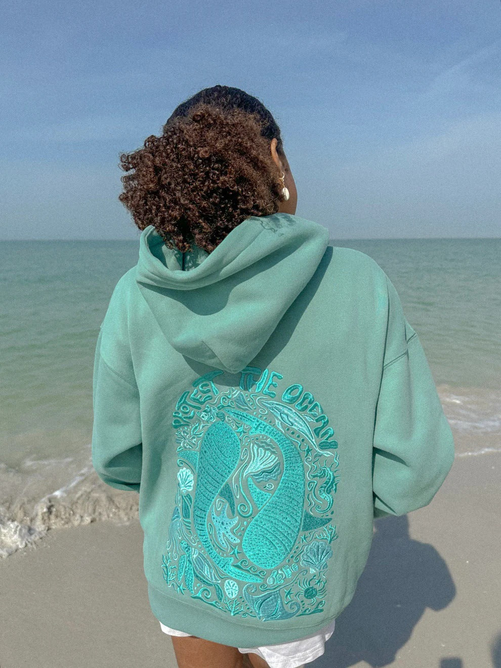Coastal Comfort Surf Crush Hoodie
