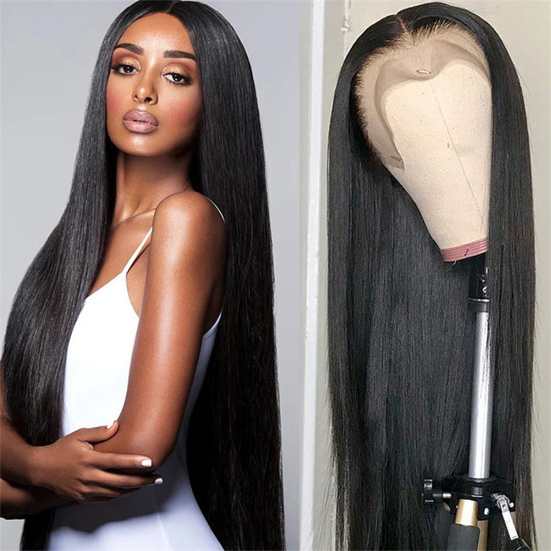 Silky Middle Part Straight Wig