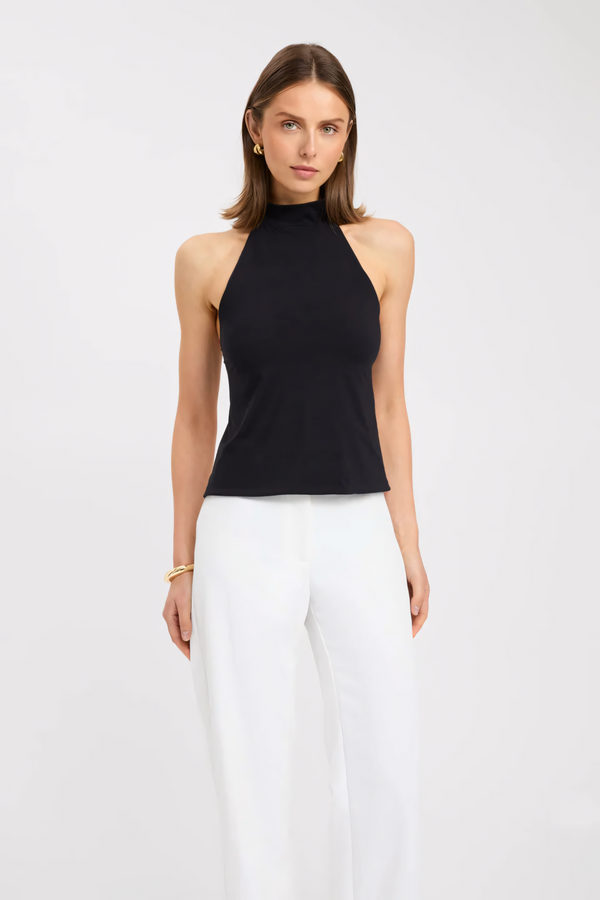 Kaye Sculpted Halter Top