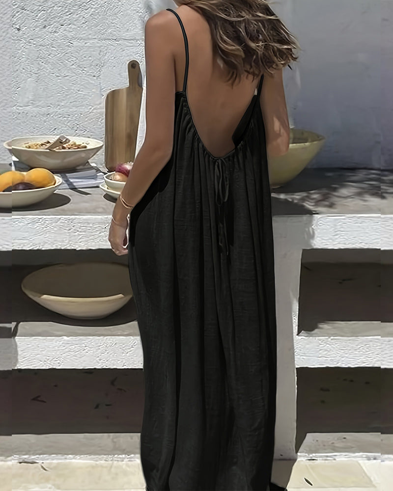 Everyday Backless Cami Dress