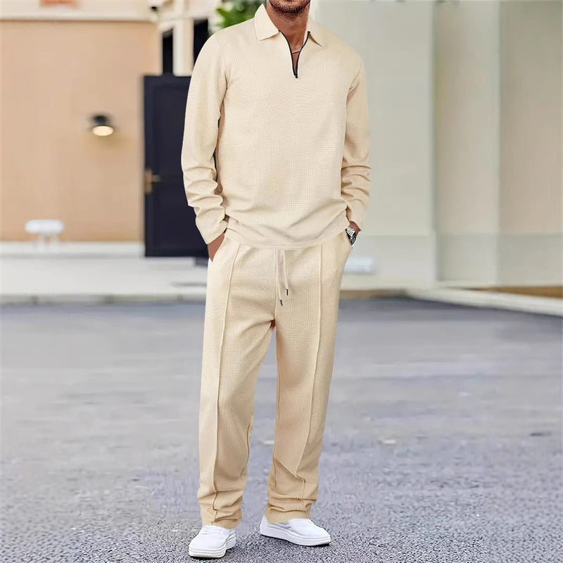 Everyday Waffle Knit Loungewear Set