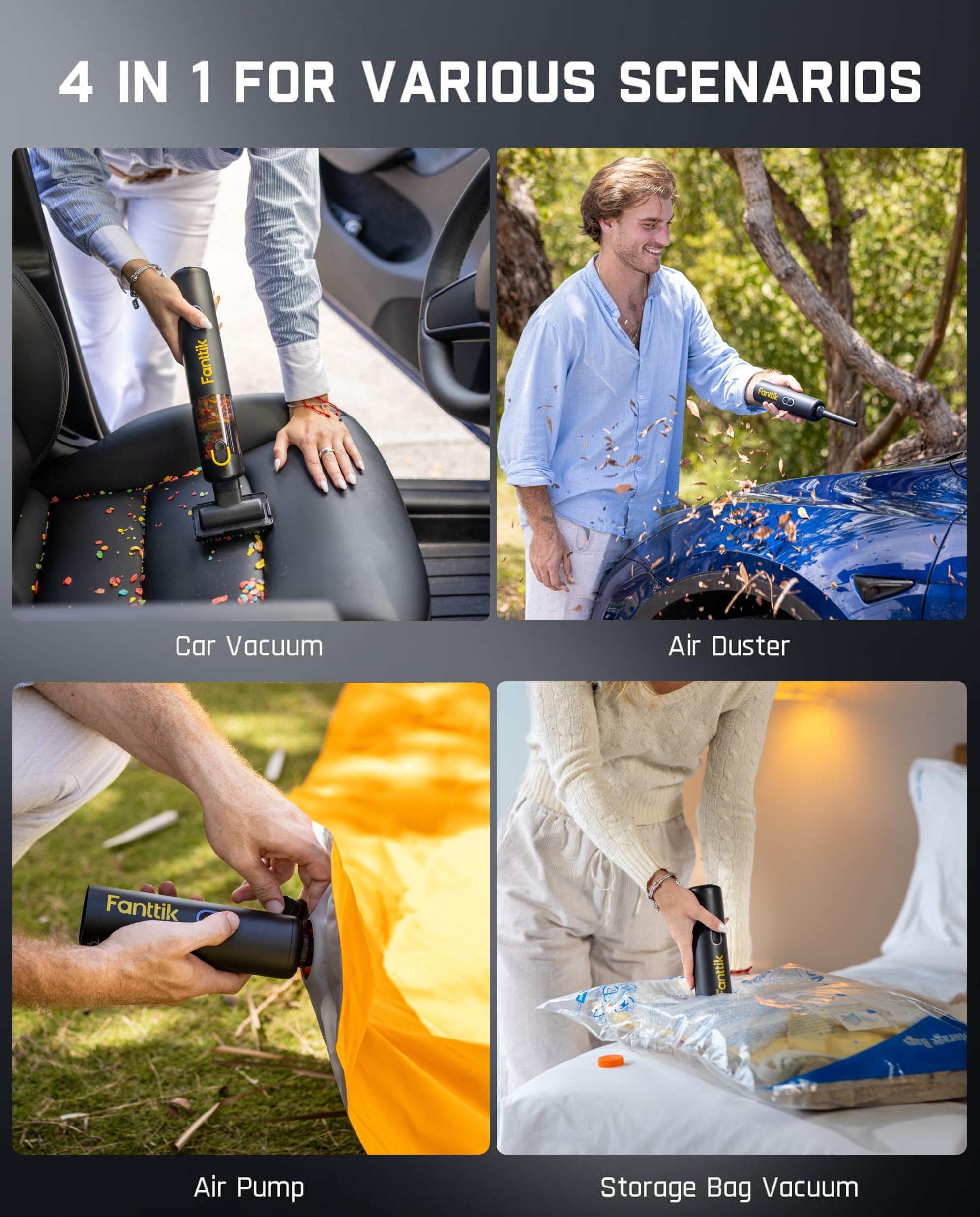 Pocket Clean Car Vacuum