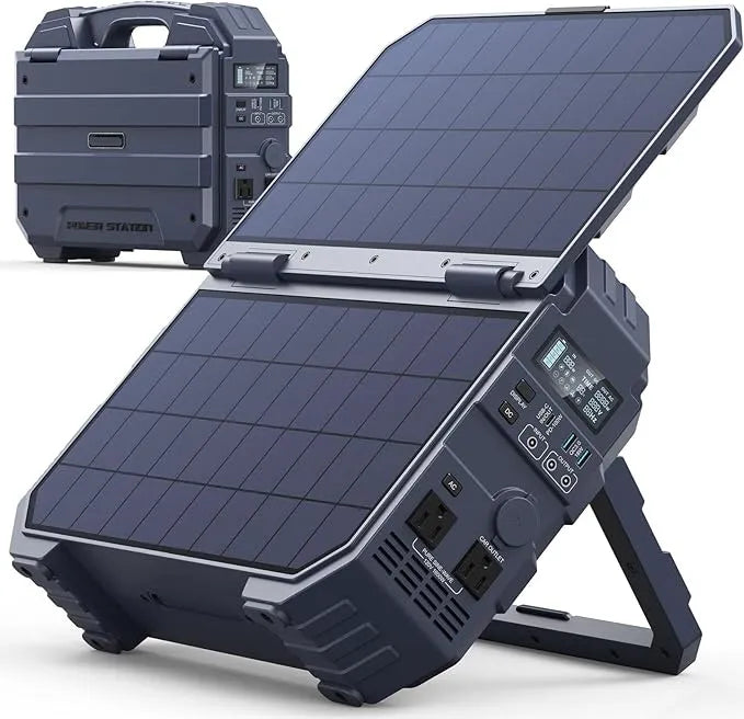 SolarGo portable power hub in black