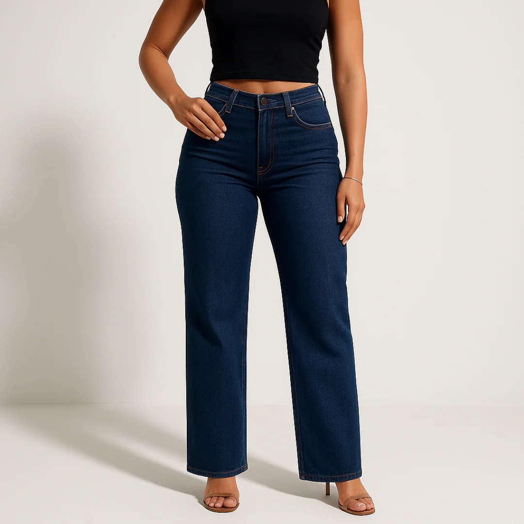 Vintage SculptSlim Plus-Size Figure-Flattering Jeans