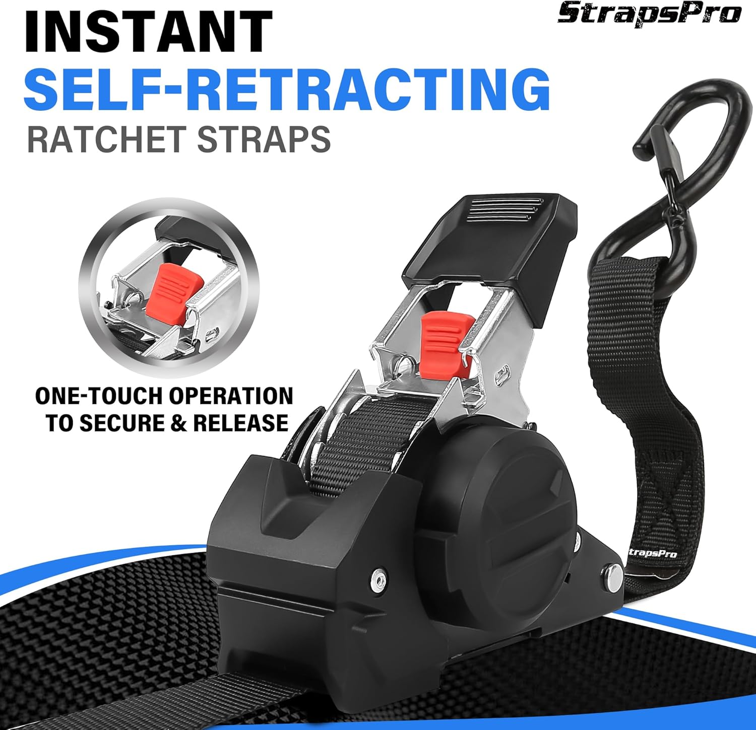 QuickGrip Retractable Tie Strap
