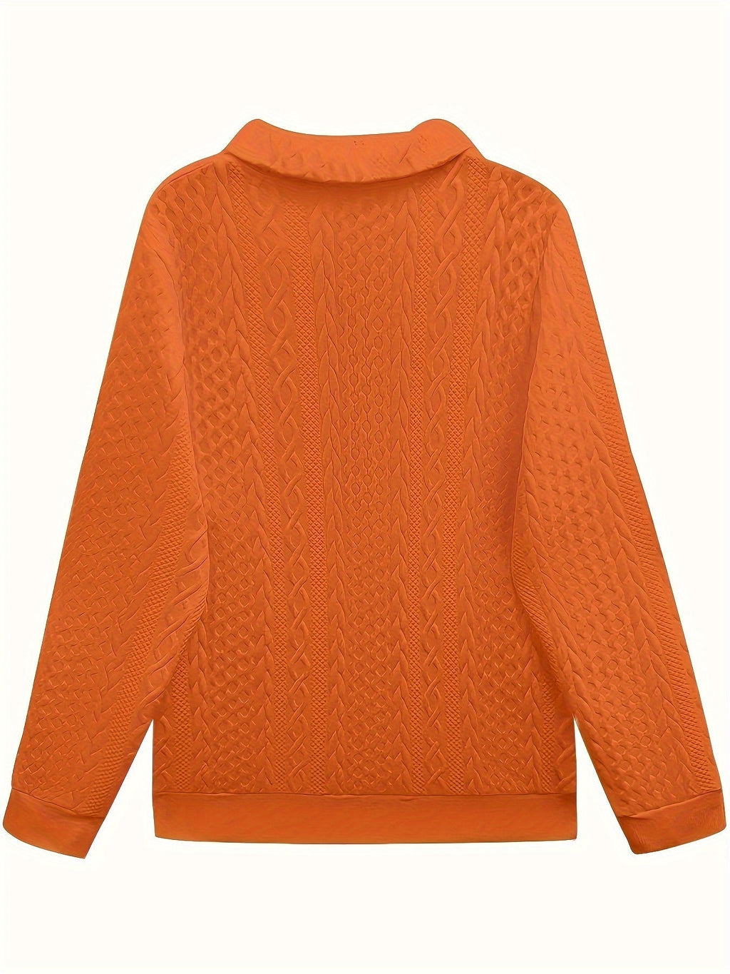 Elegant Long Sleeve Zipper Pocket Sweatshirt