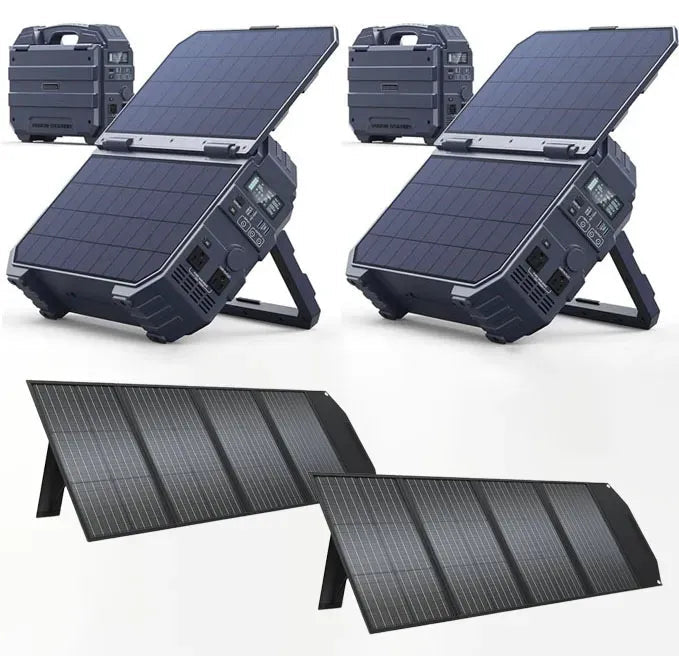 Portable power station charging devices