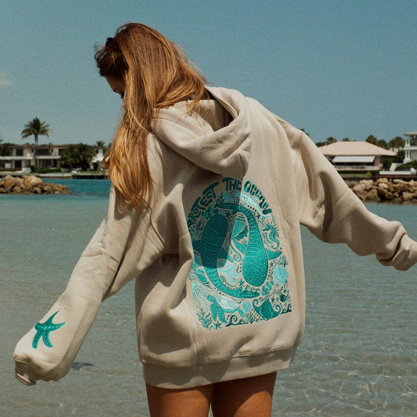 Coastal Comfort Surf Crush Hoodie