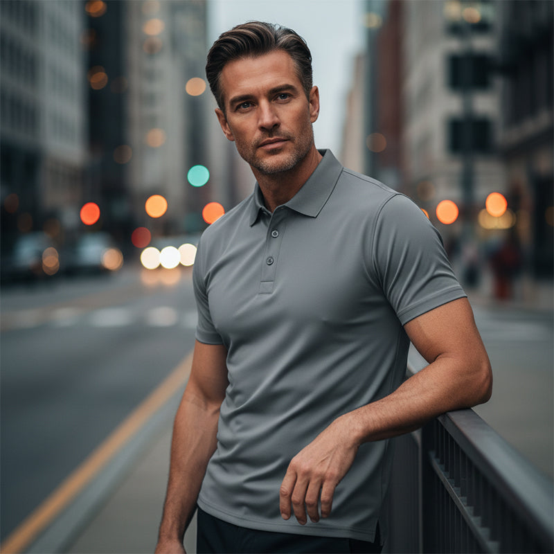 Everyday QuickDry Lapel Polo Shirt