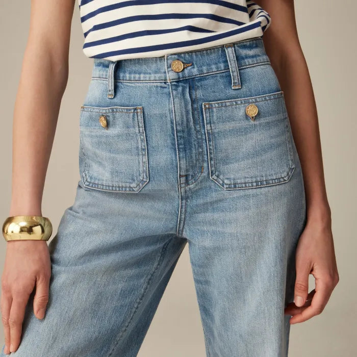 Sailor Tummy Control Wide Jeans