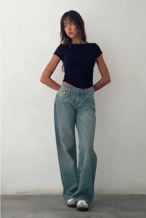 MIA LowRise Street Wide Jeans